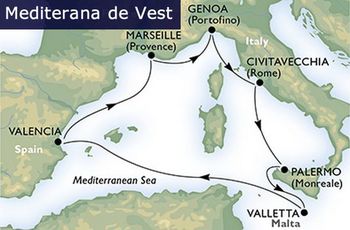 west mediterranean itinerary