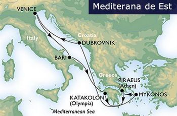 east mediterranean itinerary